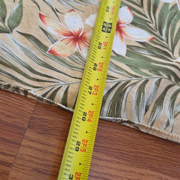 J Crew Men's Linen Shirt Size L Hawaiian Floral Tropical Classic Fit Multicolor - Picture 11 of 11